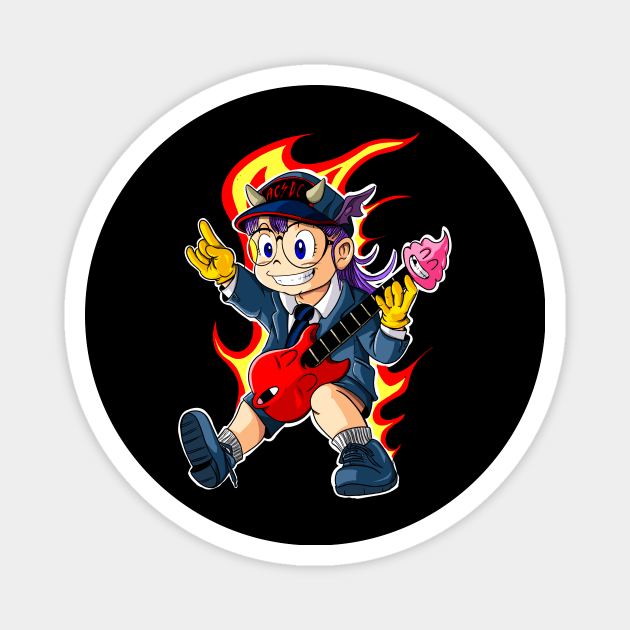 arale Young Magnet by sevencrow